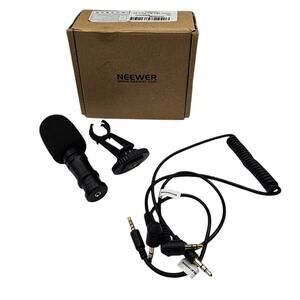 Neewer CM14 Cell Phone Mic Microphone Professional Black